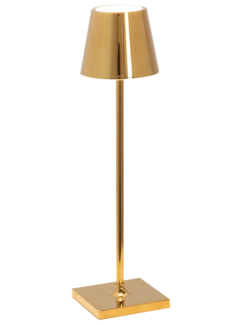 Micro Glossy Gold Lamp with Charger