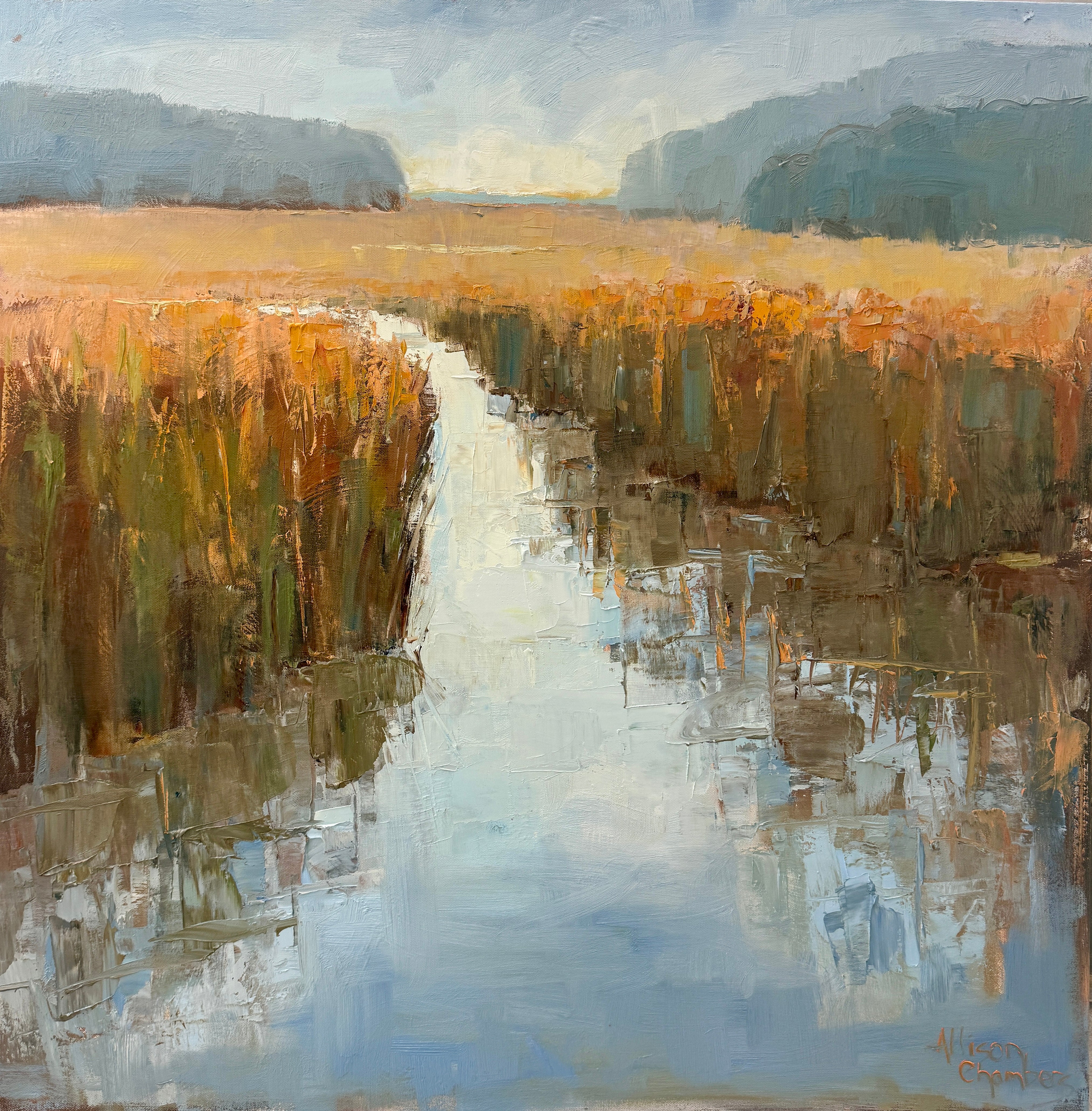 Allison Chambers - Misty Morn (36 x 36)