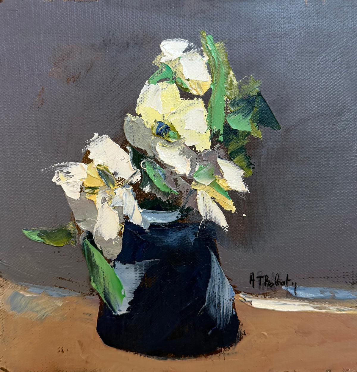 Heritage - Morning Flowers by Andree Thobaty (8 x 8)