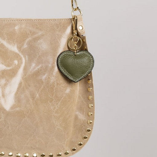 SM Moss Heart Bag Charm