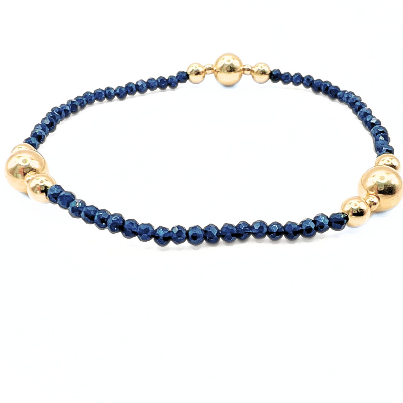 Navy Nantucket Shimmer Bracelet