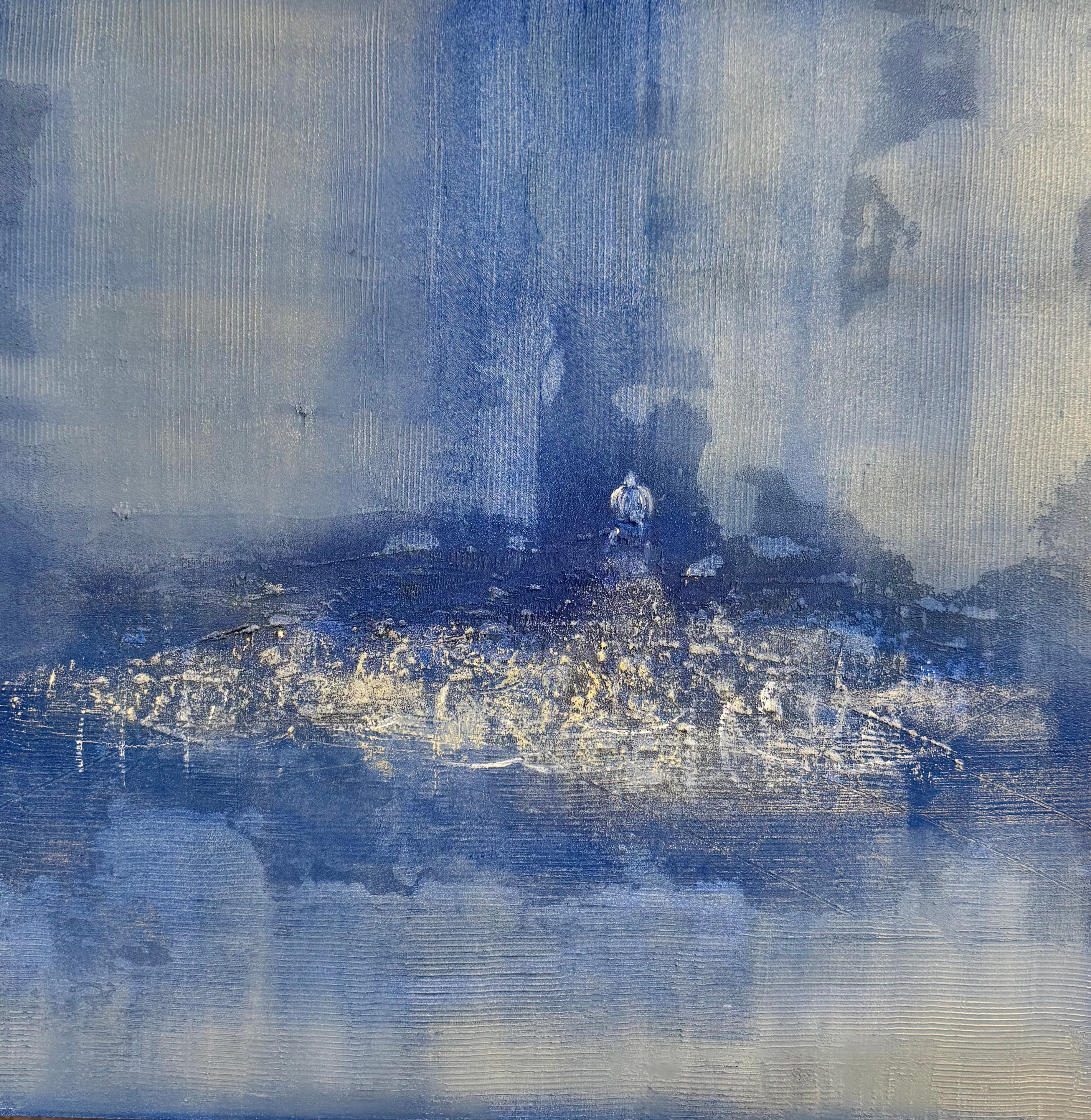 Pascal Bouterin - Venise en Bleu (16 x 16)