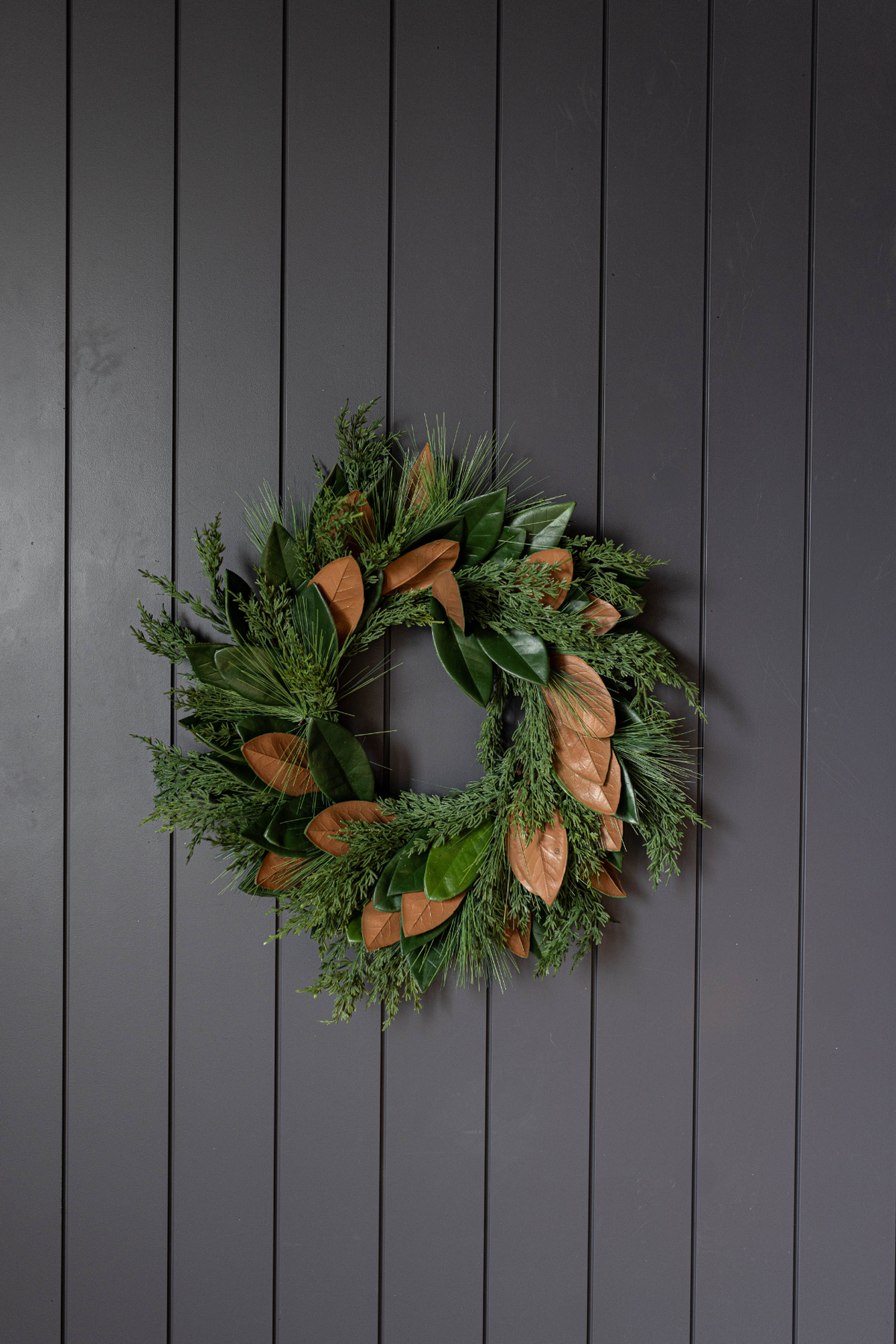 24" Norfolk & Cypress Mixed Real Touch Wreath