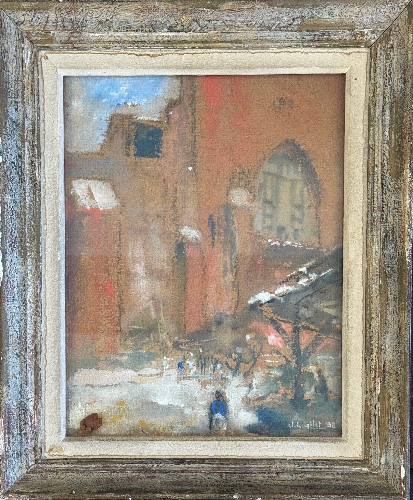 Heritage - Ochre-toned Village (10 x 8)