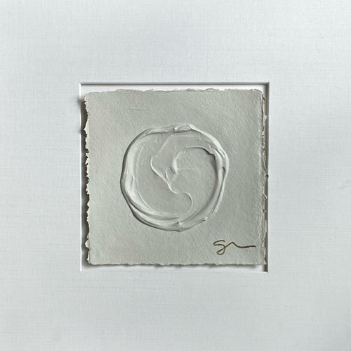 Sally Threlkeld - Off White (20 x 20)