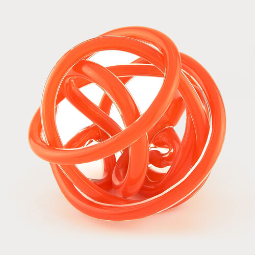 Orange Glass Knot