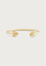 Load image into Gallery viewer, Orchid Gold Bangle