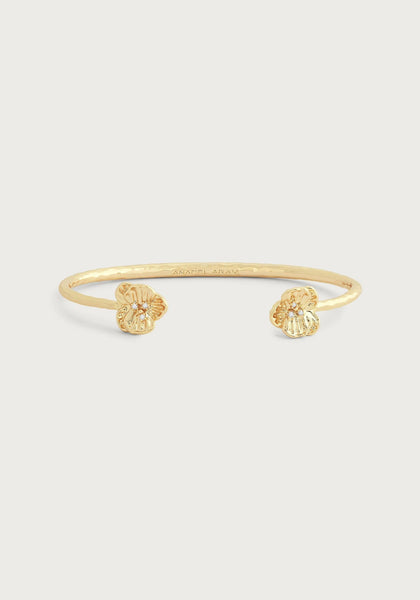Orchid Gold Bangle