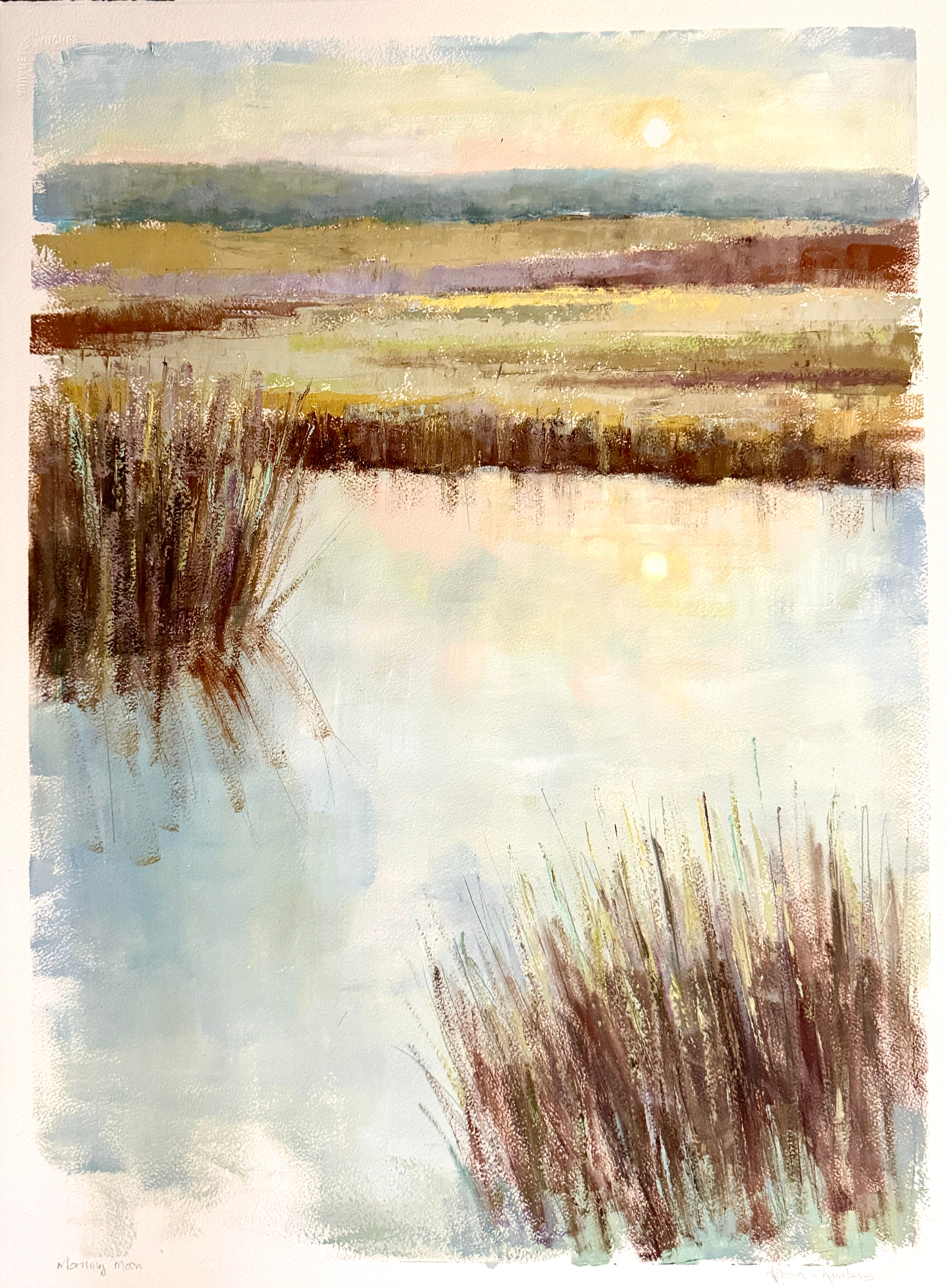 Allison Chambers - Morning Moon (30 x 23)