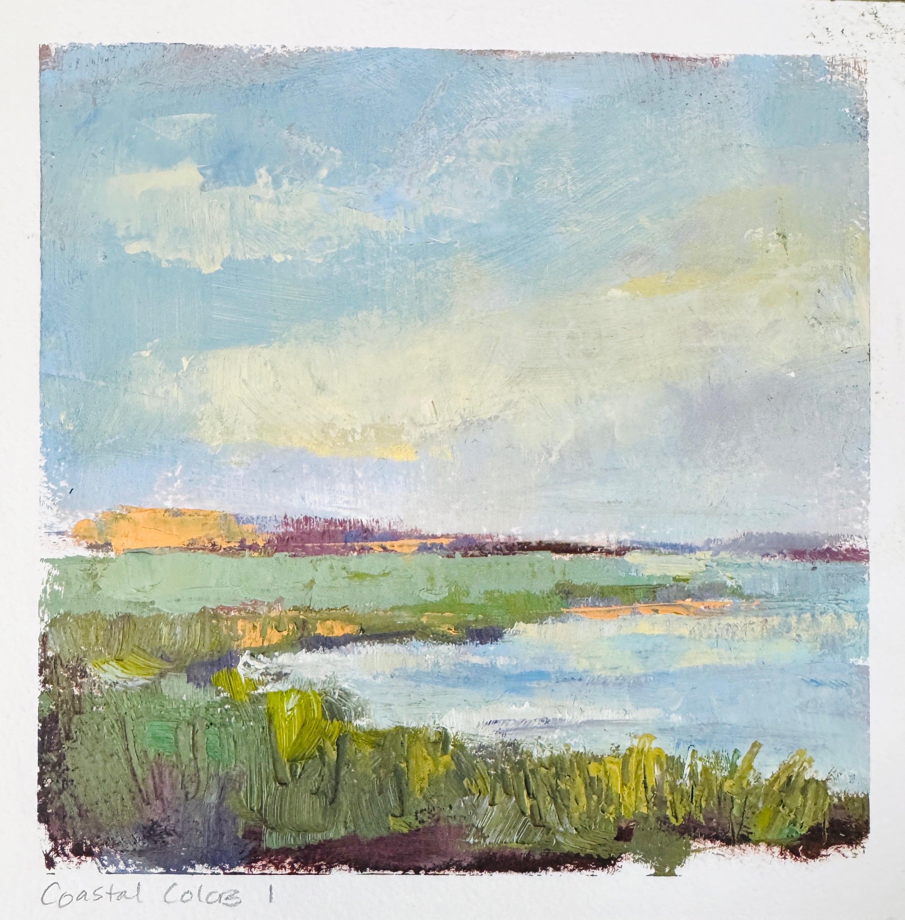 Allison Chambers - Coastal Colors 1 (8 x 8)