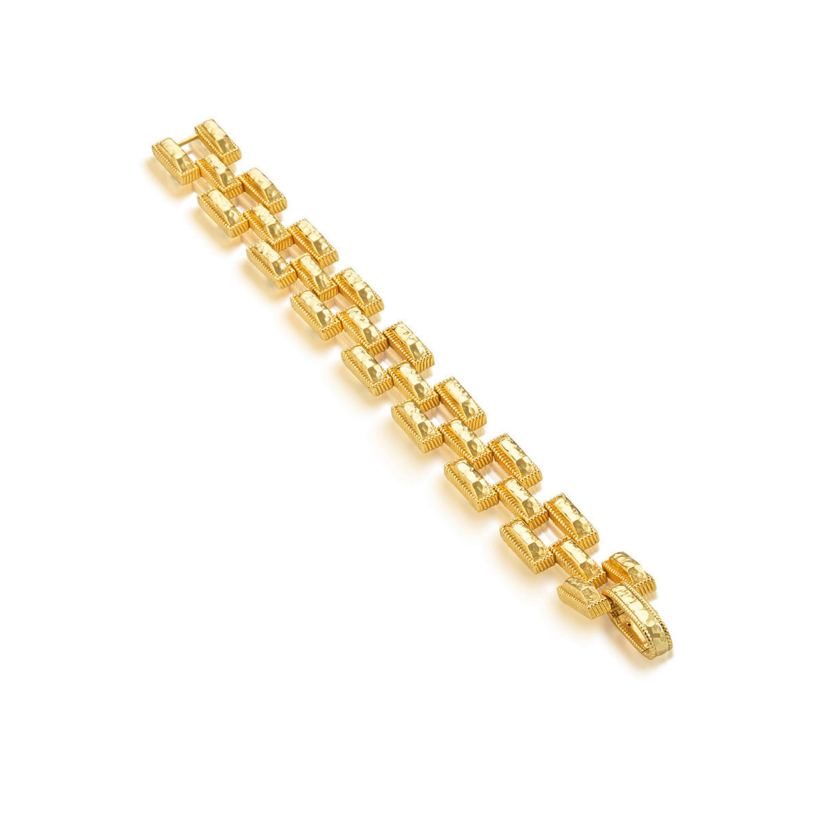 Gold Petite Pathway Link Bracelet