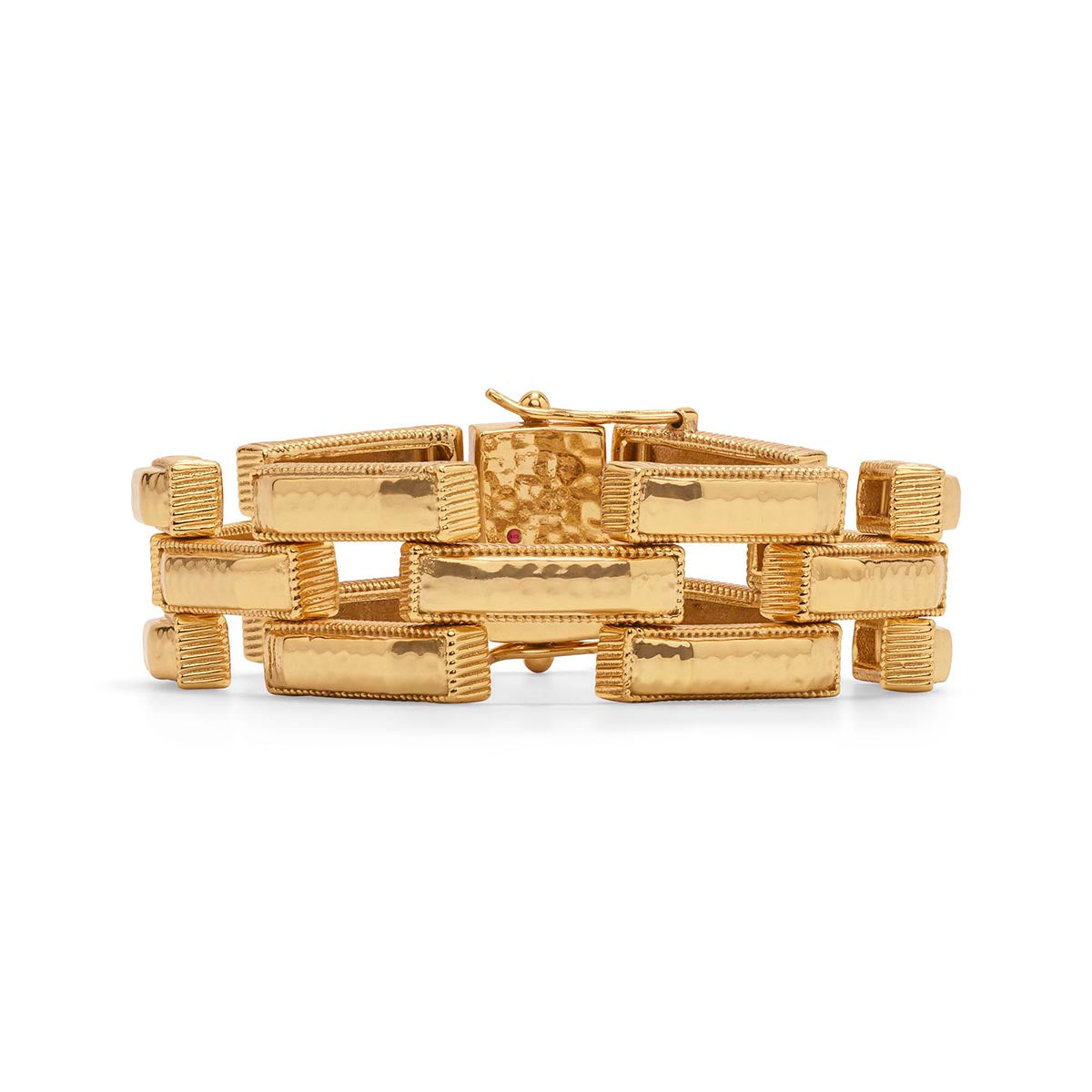 Gold Pathway Link Bracelet