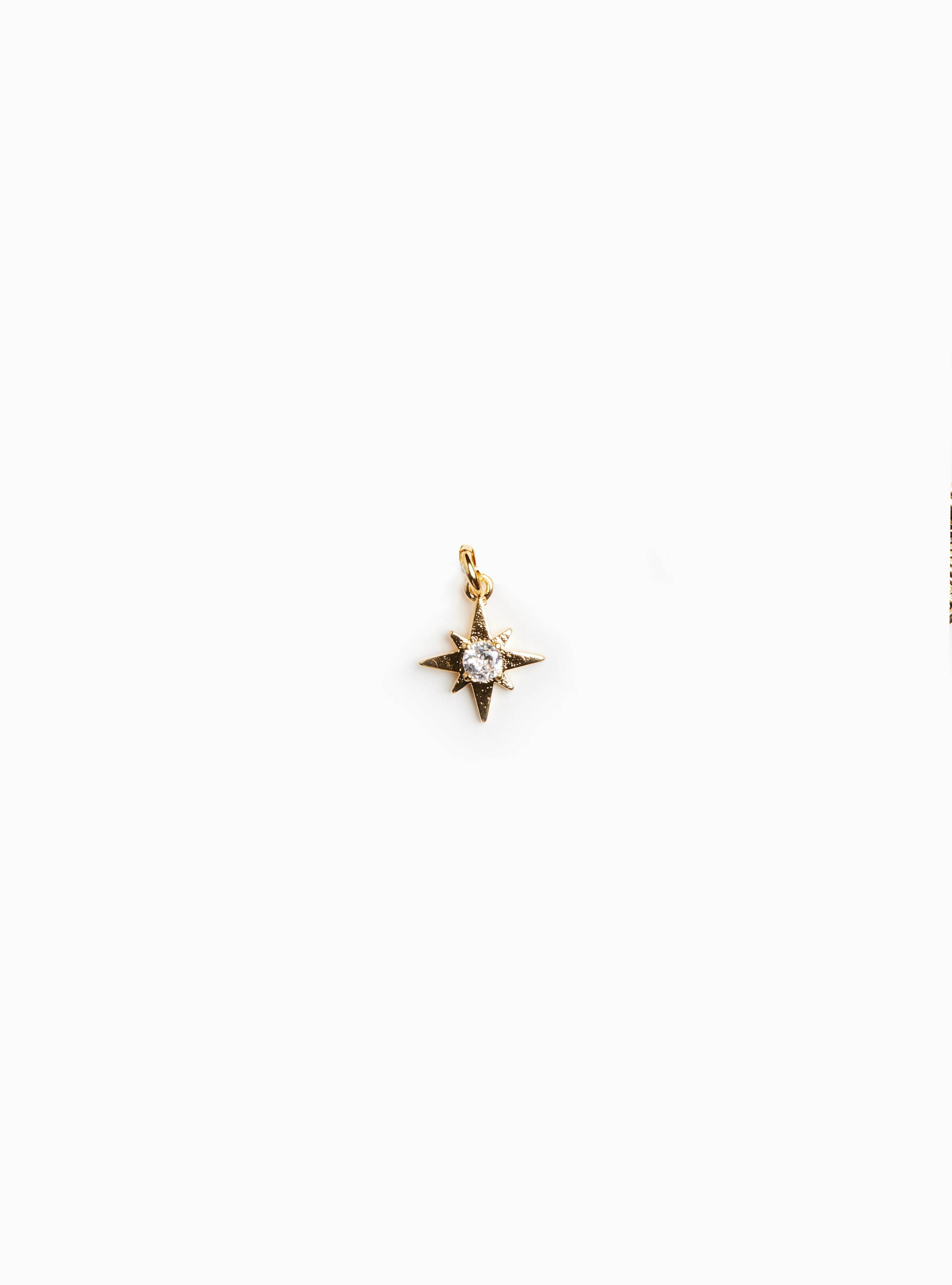 Petite Star & Smoke Stone Charm NK
