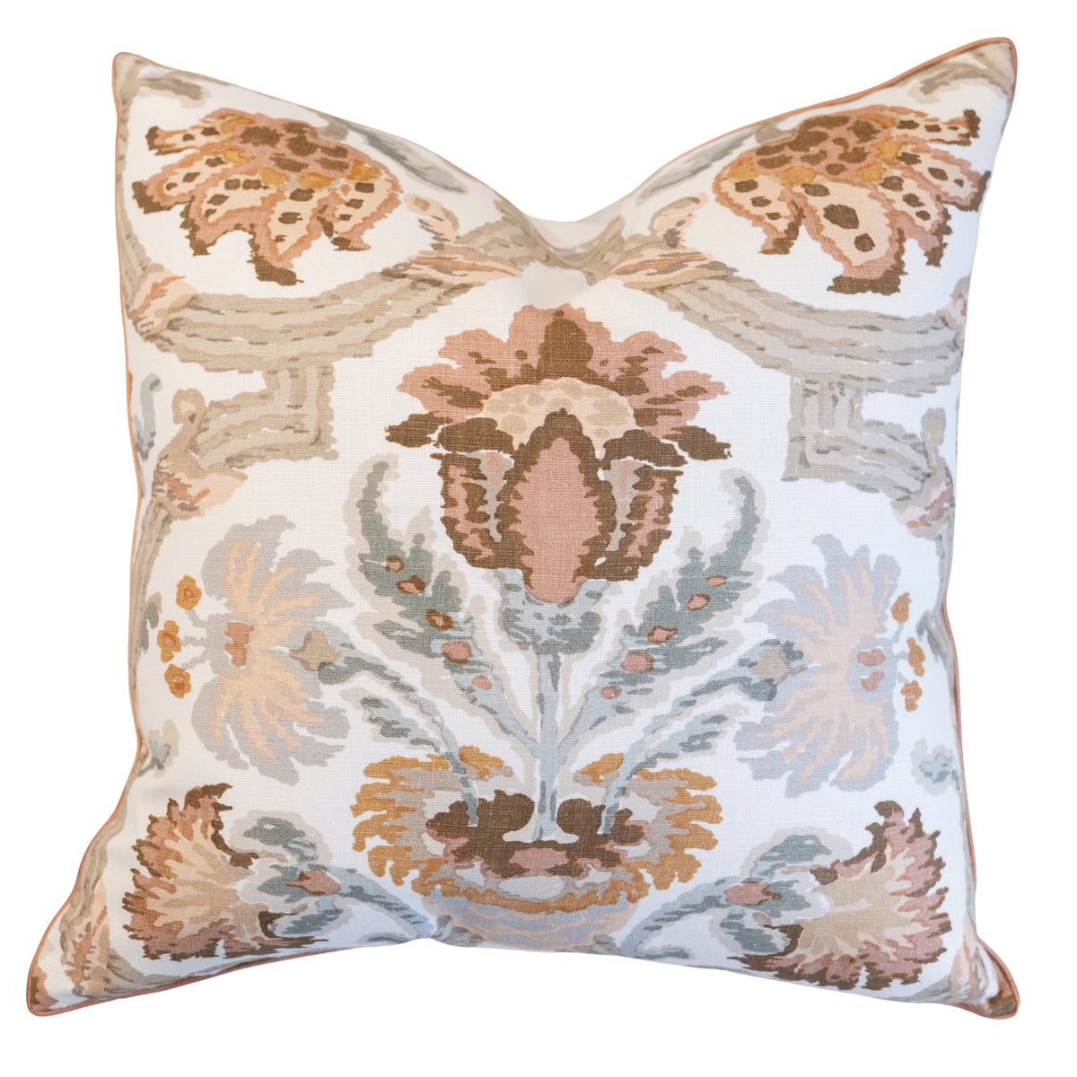 Coral & Orange Sevilla Pillow