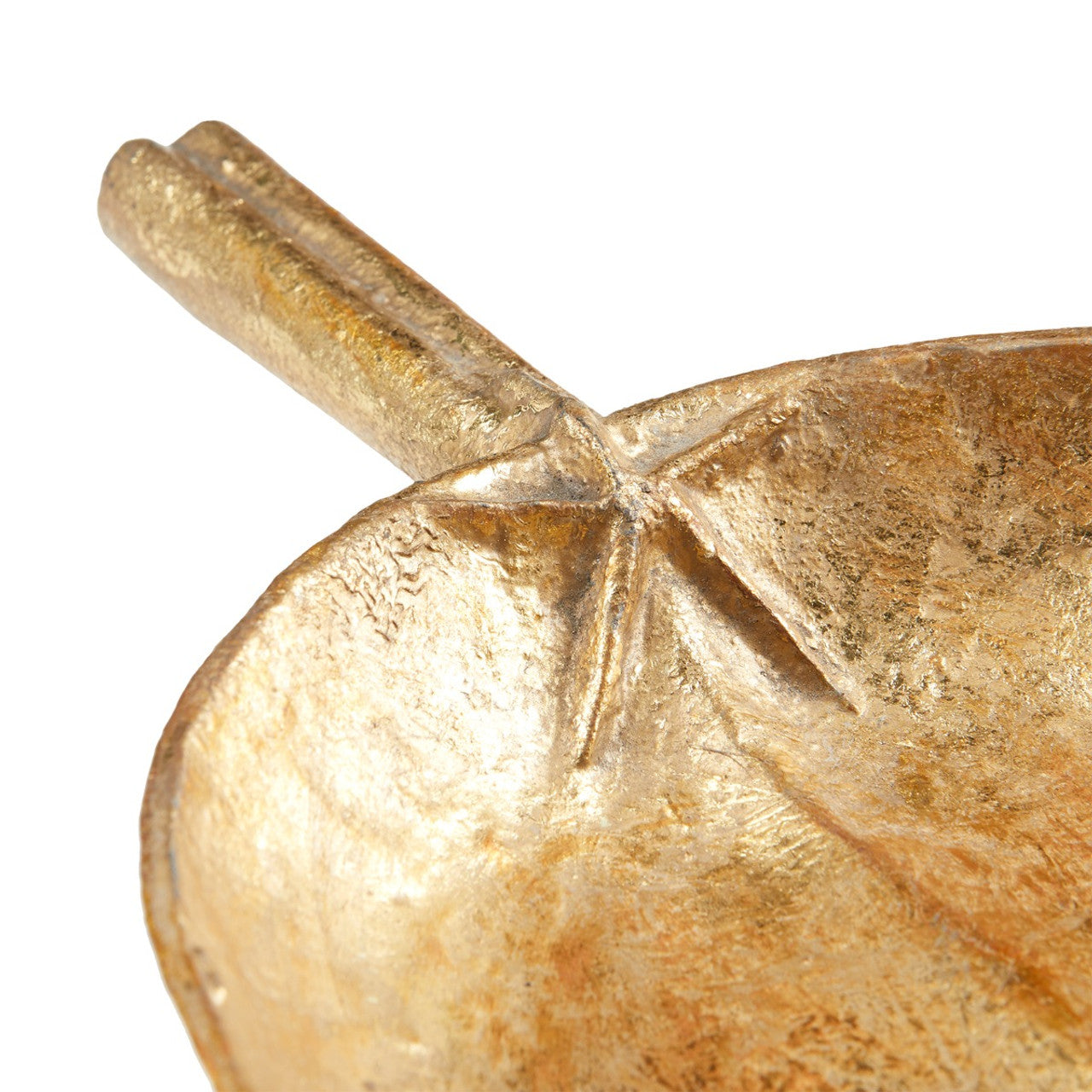 Gold Leaf Handled Plate