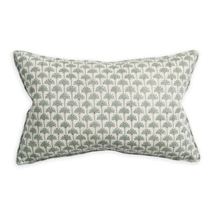 Ponza Celadon Linen Lumbar Pillow