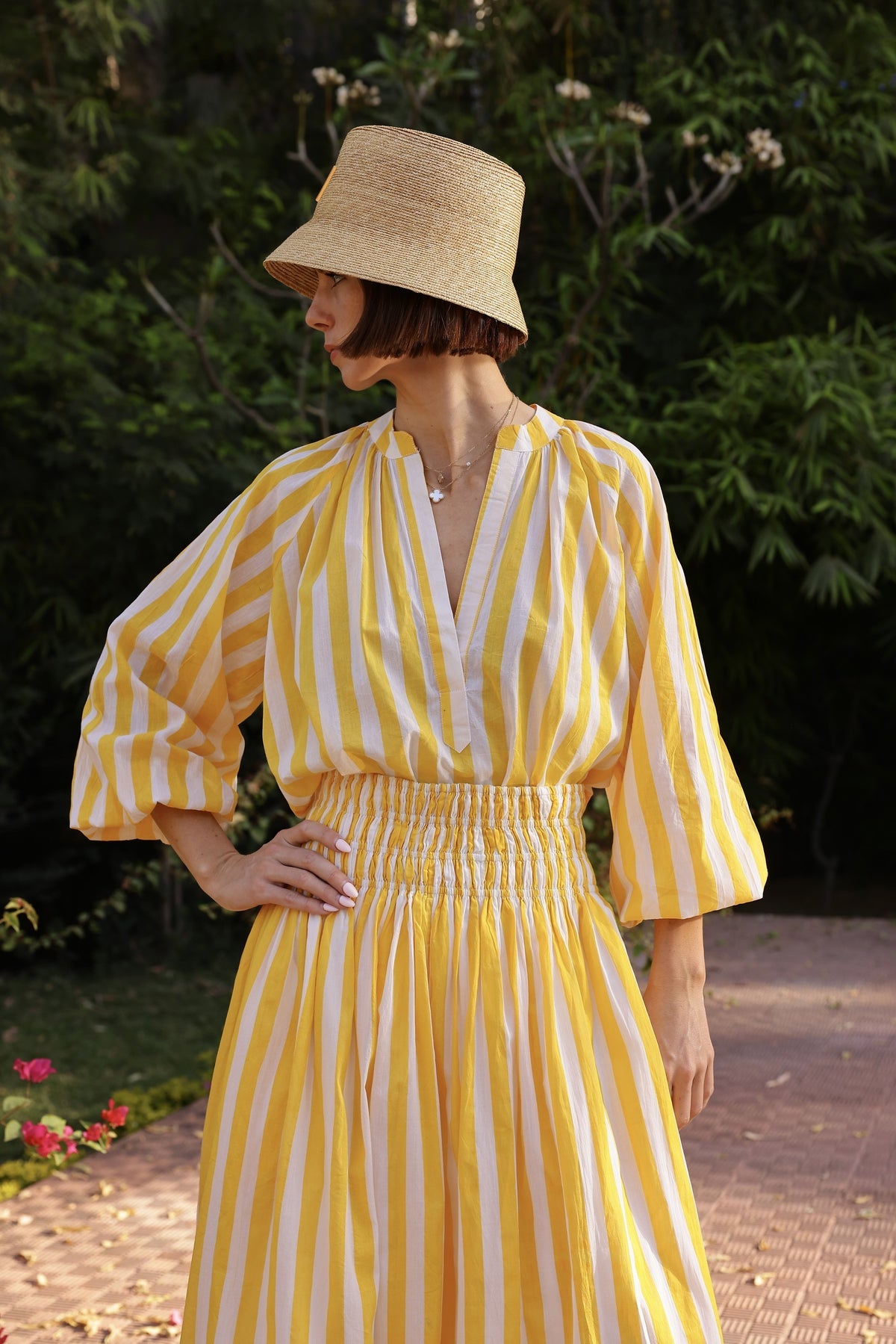 Yellow Stripes Popover