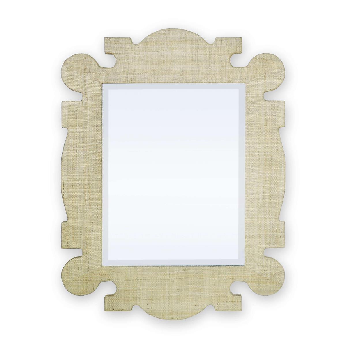 Raffia Raw Mirror