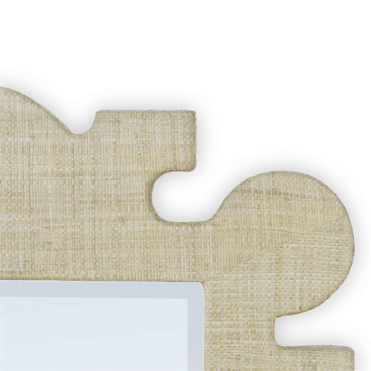 Raffia Raw Mirror
