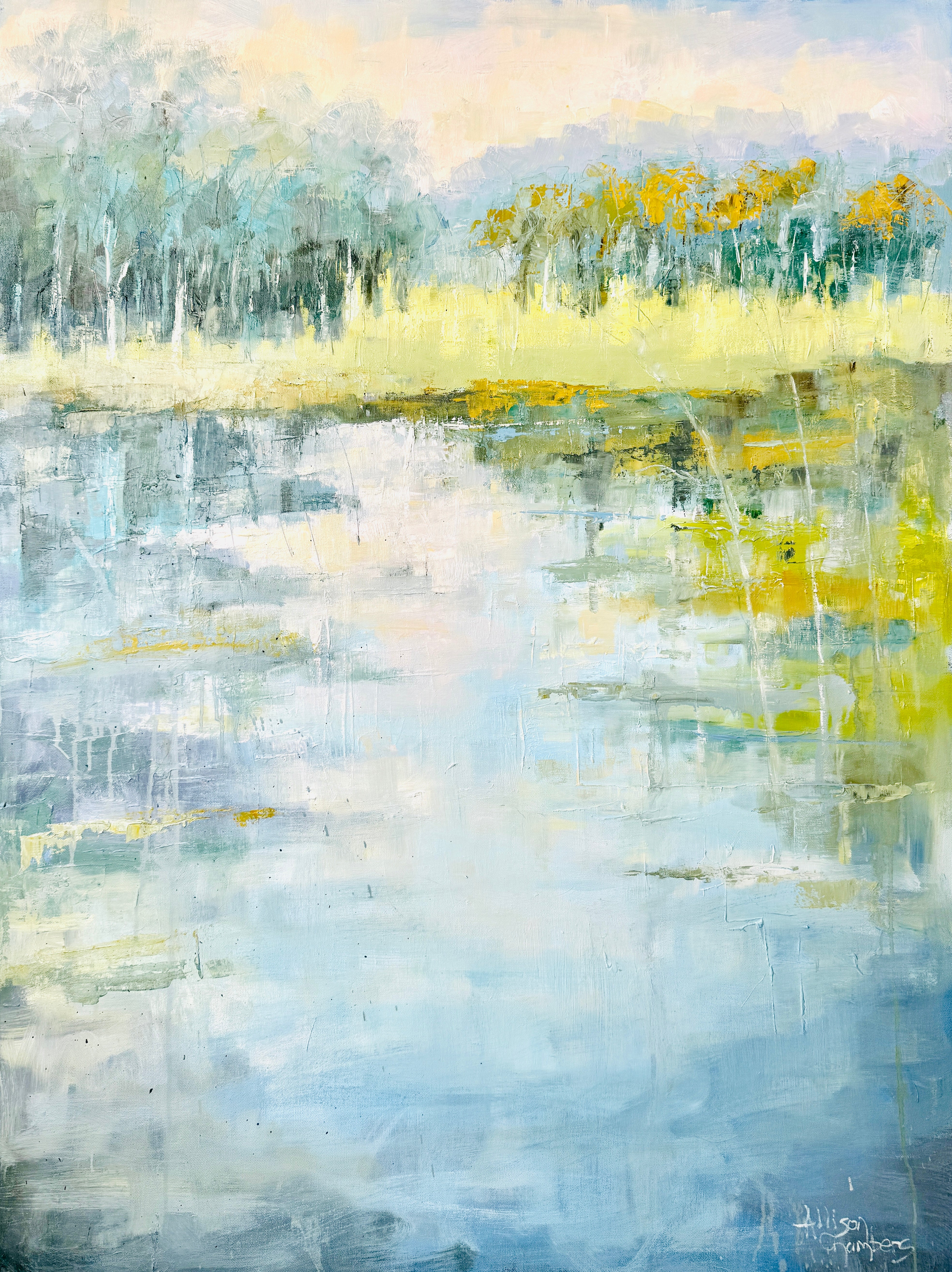 Allison Chambers - Ready for the Morning (48 x 36)