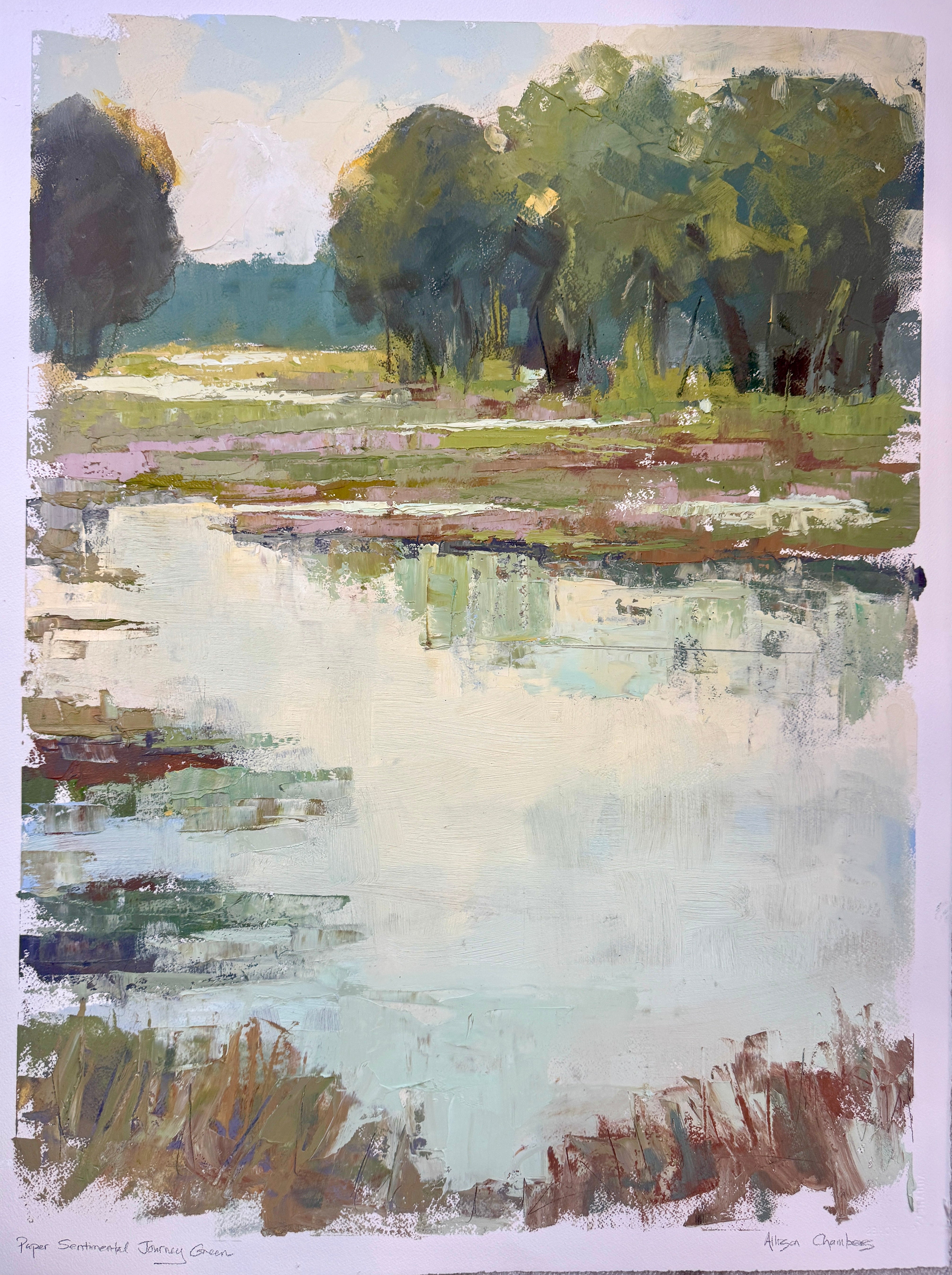 Allison Chambers - Sentimental Journey Green (30 x 23)