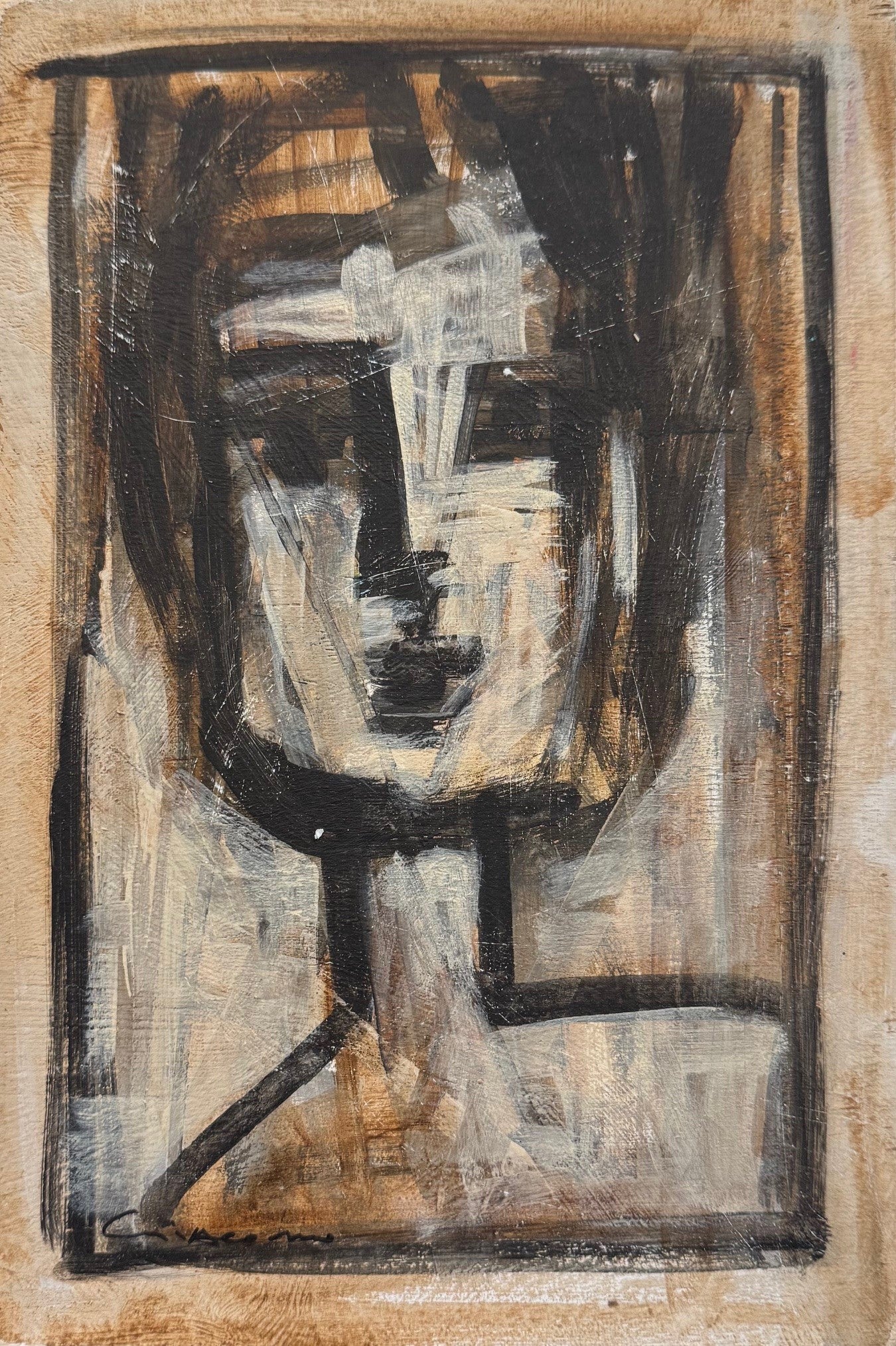 Heritage - Abstract Portrait in Black and White (10 x 7)