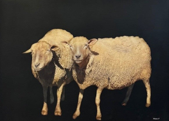 Dawne Raulet - Double Ewe (30 x 40)