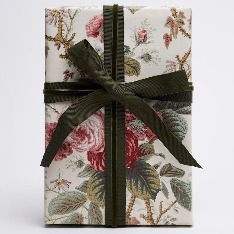 She Walks in Beauty Wrapping Paper in Rose