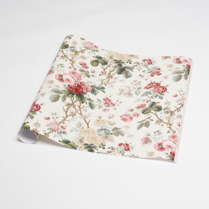 She Walks in Beauty Wrapping Paper in Rose