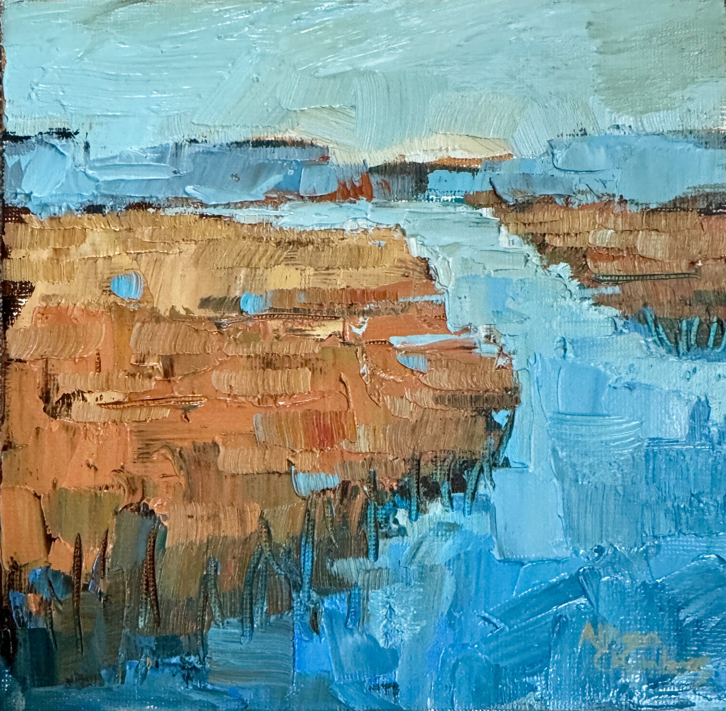 Allison Chambers - Small Coastal 4 (6 x 6)