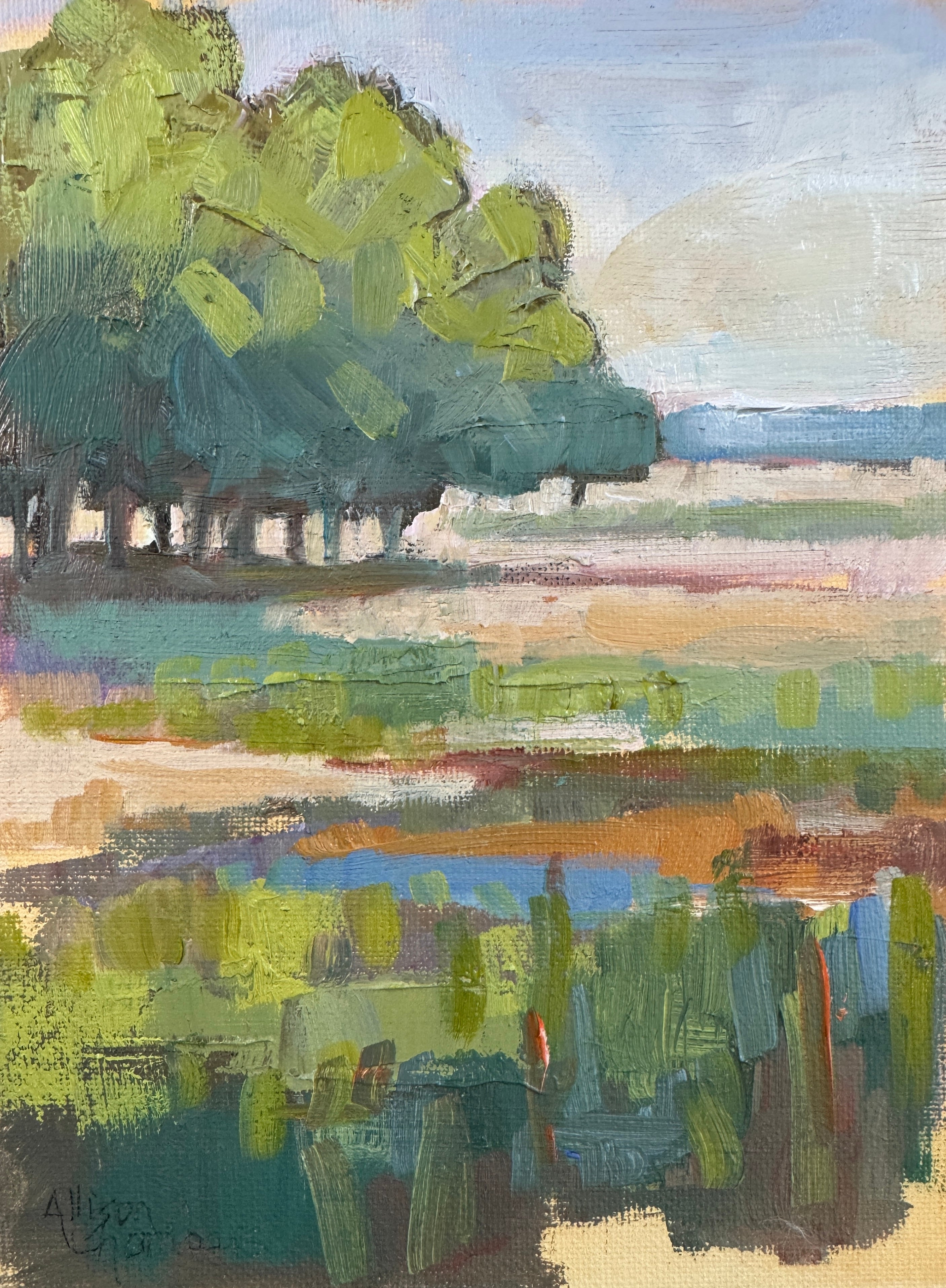 Allison Chambers - Small Landscape 2 (8 x 6)