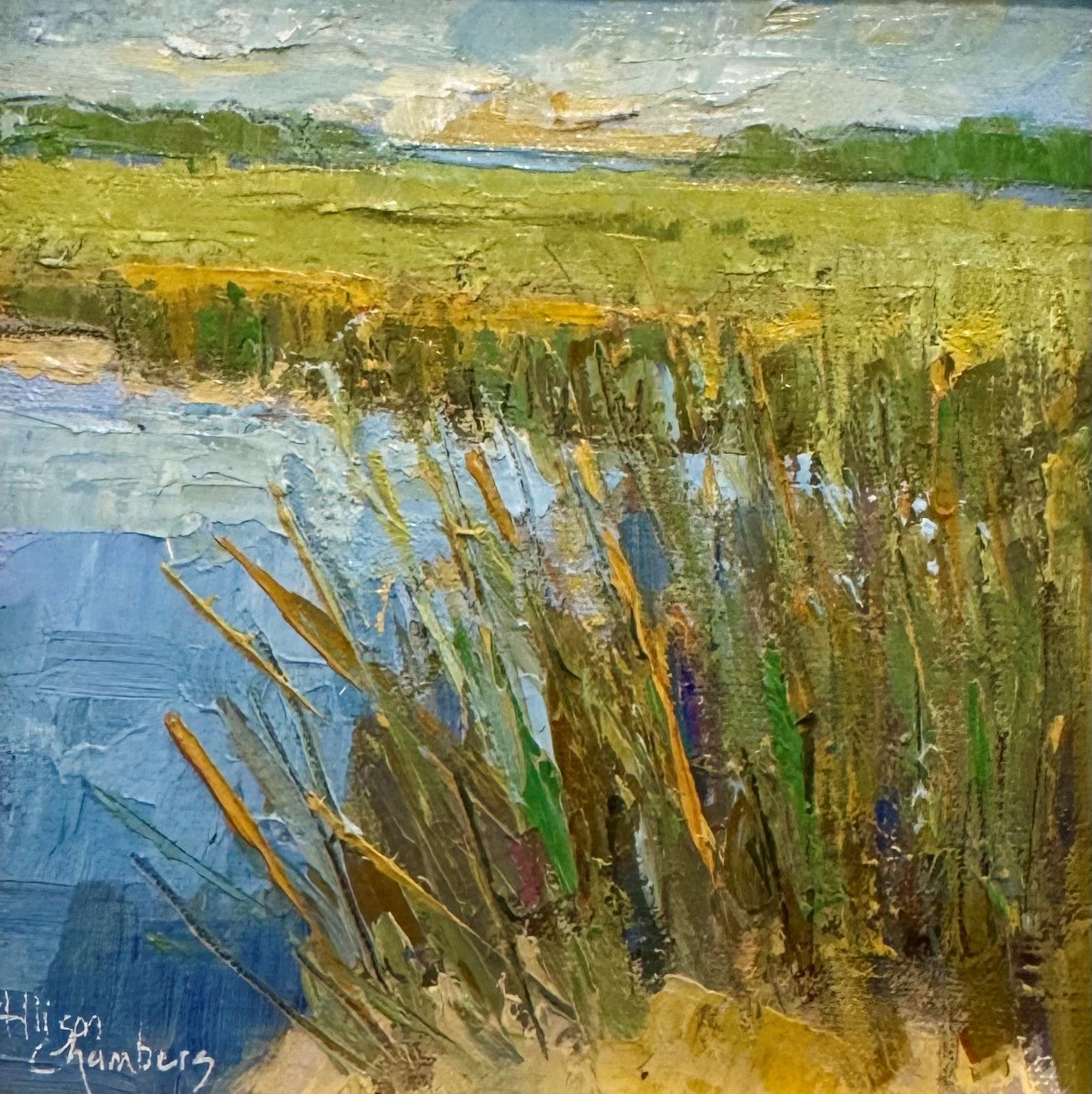 Allison Chambers - Small Marsh 2 (6 x 6)