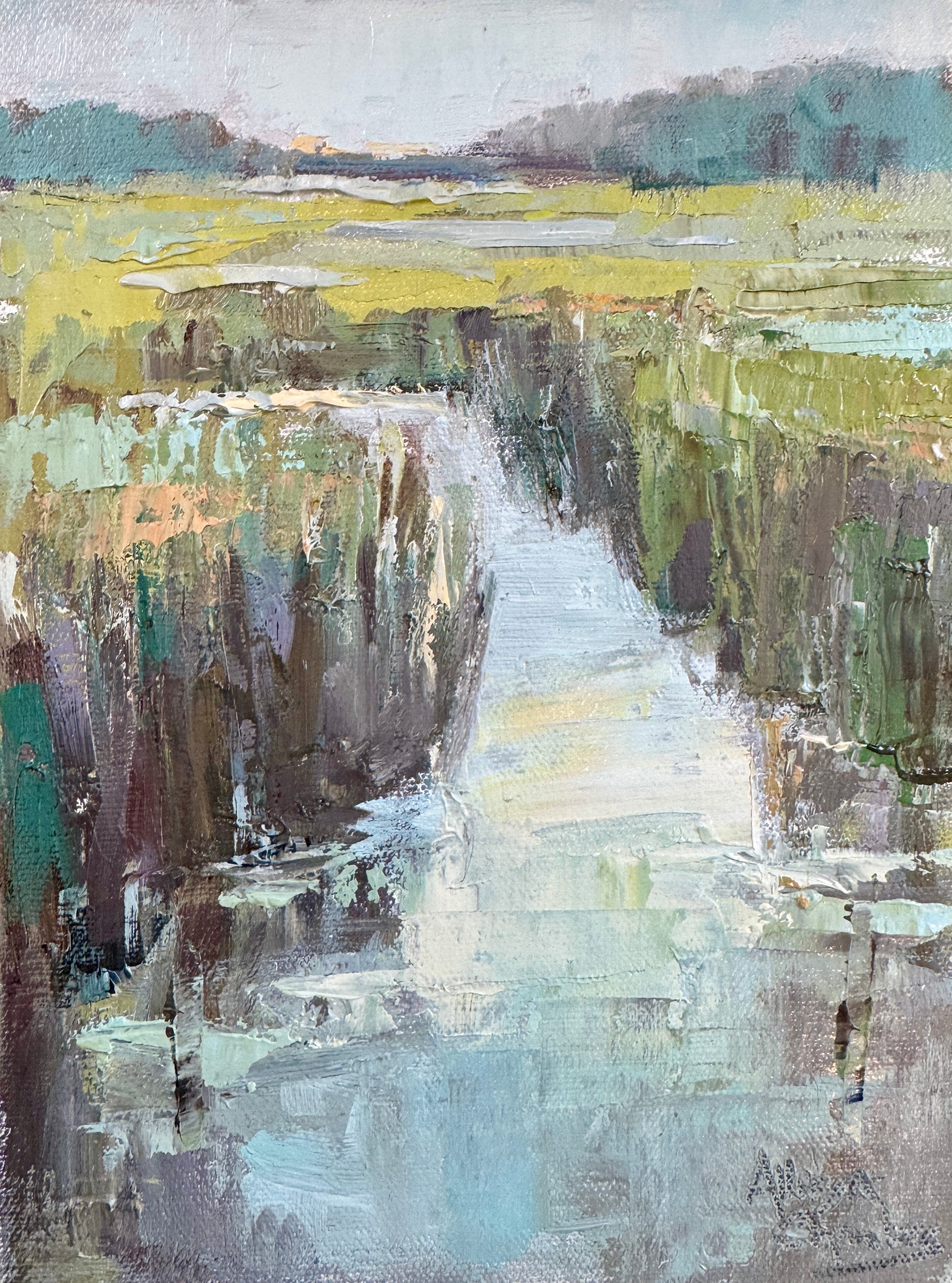 Allison Chambers - Small Marsh 8 (8 x 6)