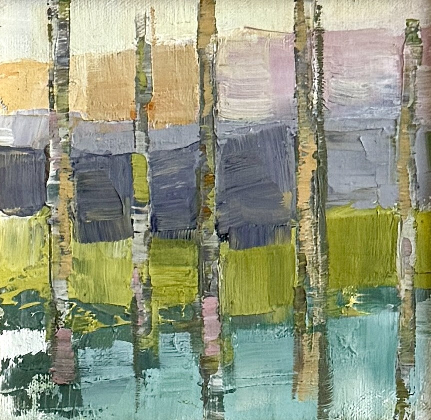 Allison Chambers - Small Trees 1 (6 x 6)