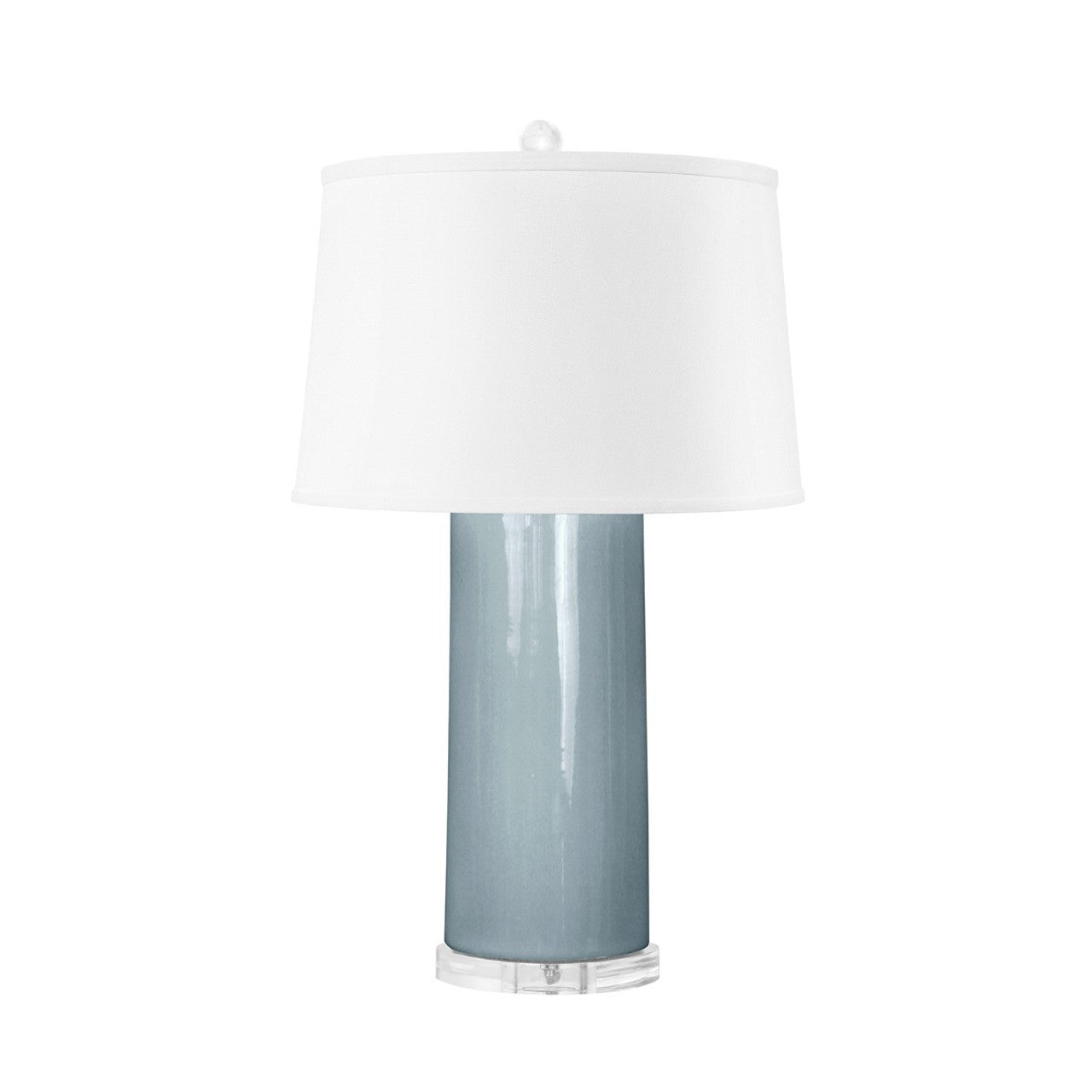 Smoke Blue Column Lamp
