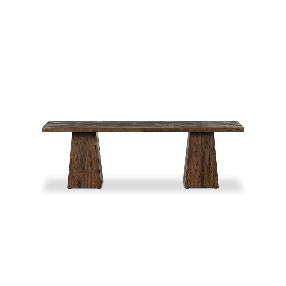 Smoked Wood Console Table