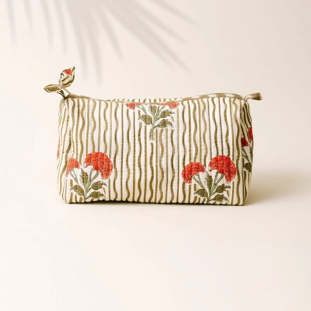Large Wavy Stripe Pouch