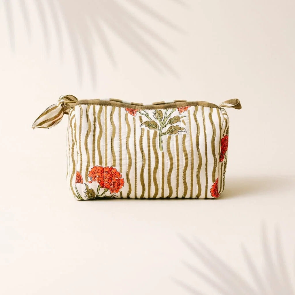 Small Wavy Stripe Pouch