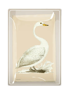 White Swan Tray 6" x 10"