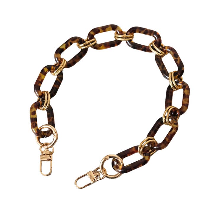 Brown Tortoise Chain Strap