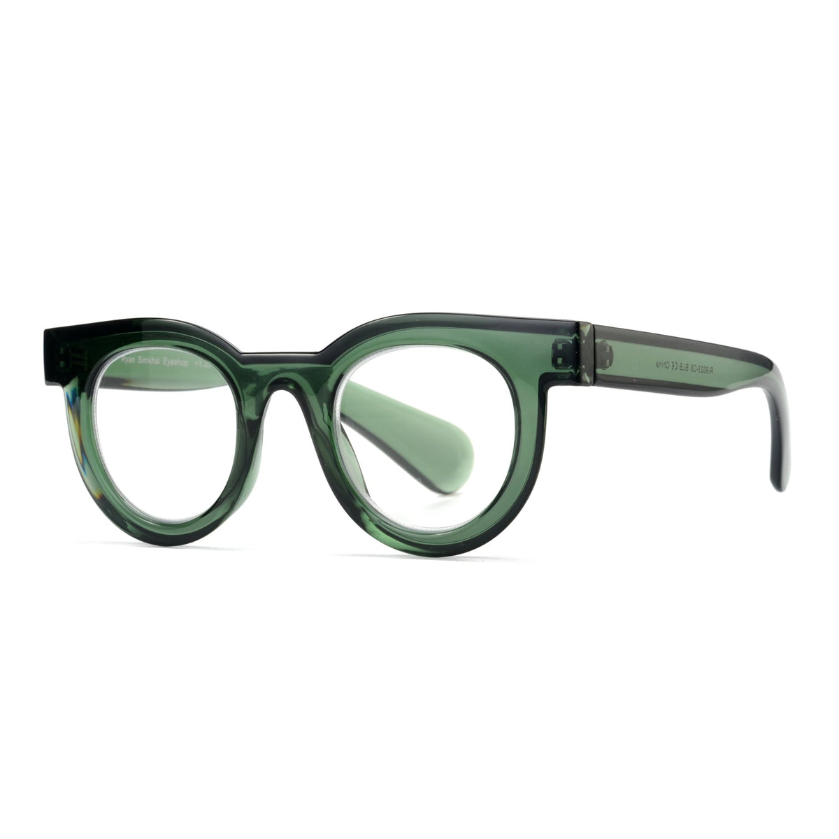 Green Transparent 9023 Glasses