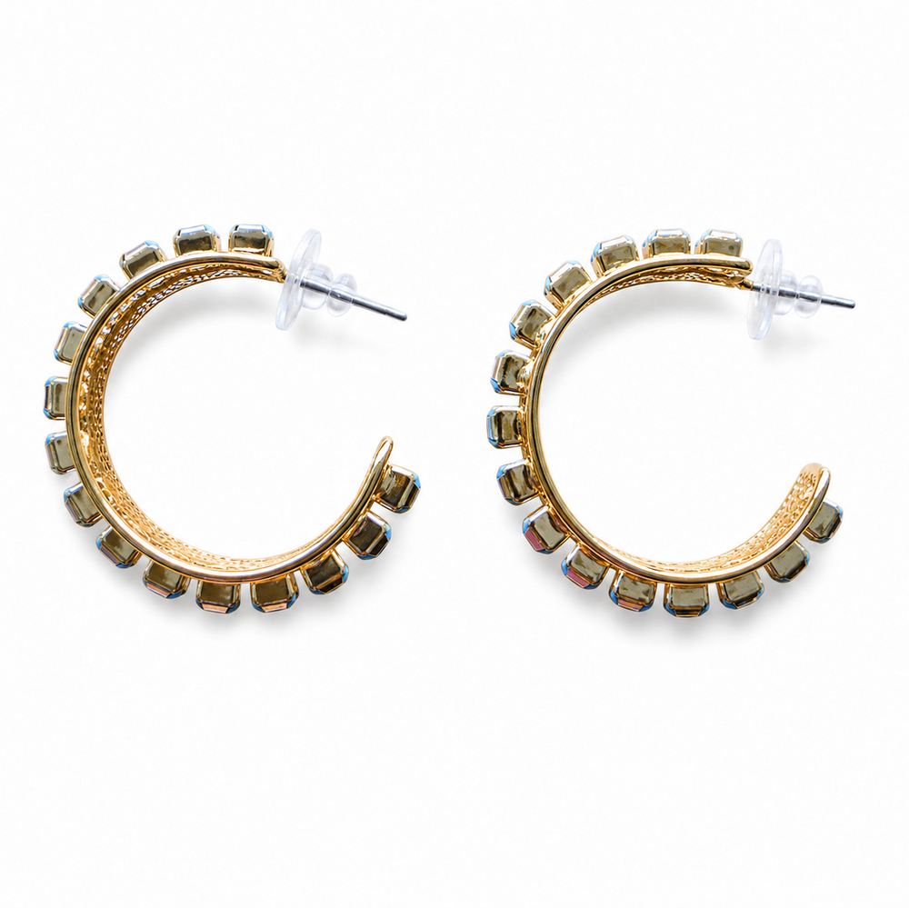 Kate Turquoise Hoop Earrings