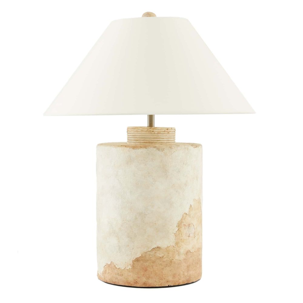 Tuscan-Washed Terracotta Lamp