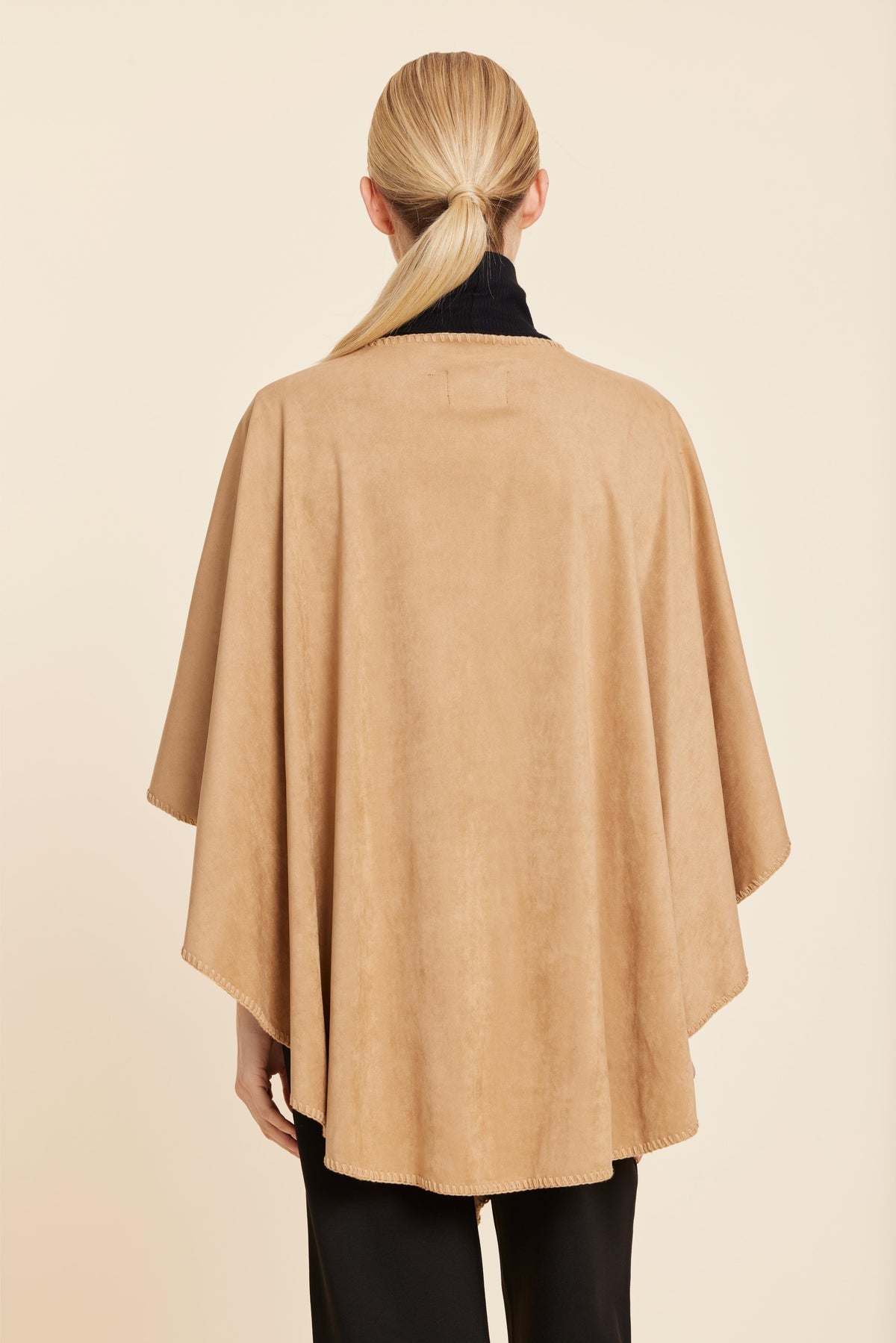 Camel Vegan Suede Wrap