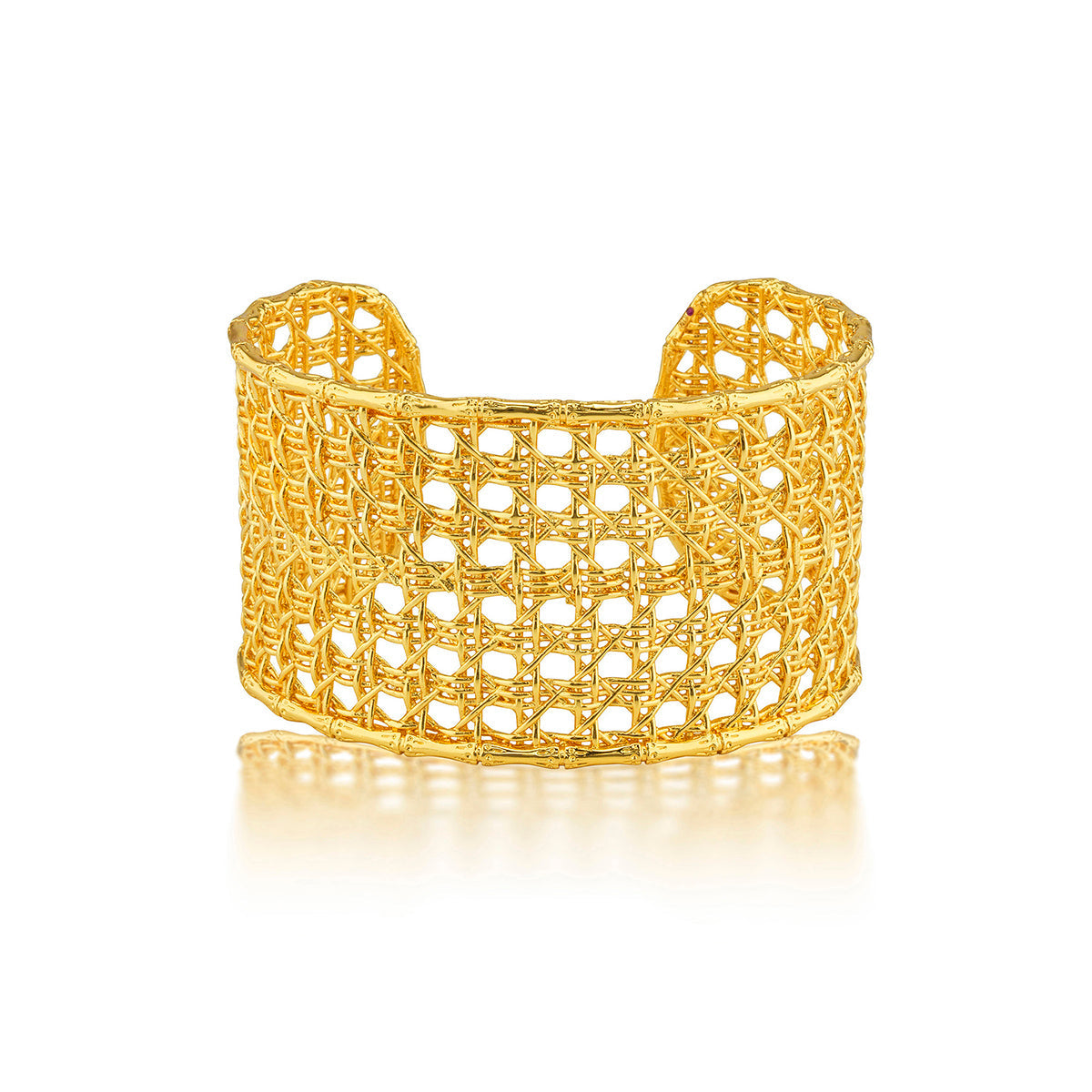 Gold Veranda Caning Cuff