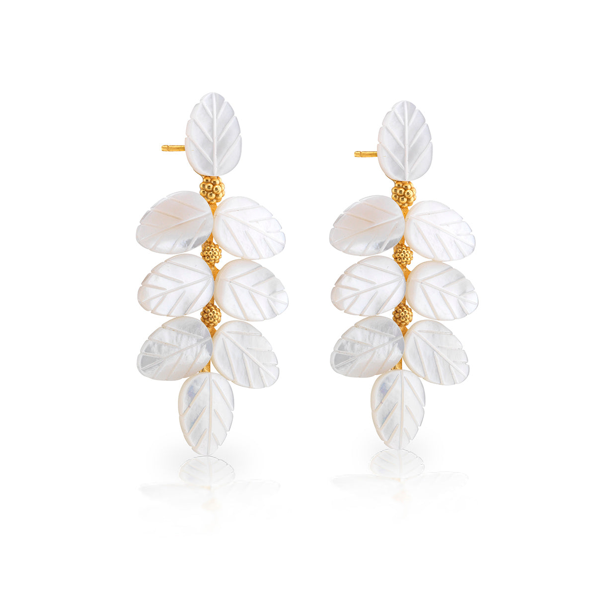 Pearl Vine Drop Earrings