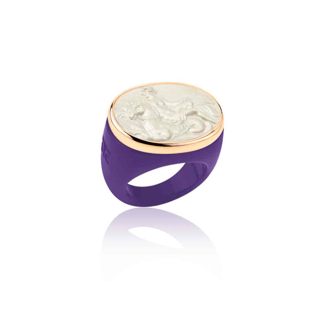 MD Violet & Pearl Venus Ring