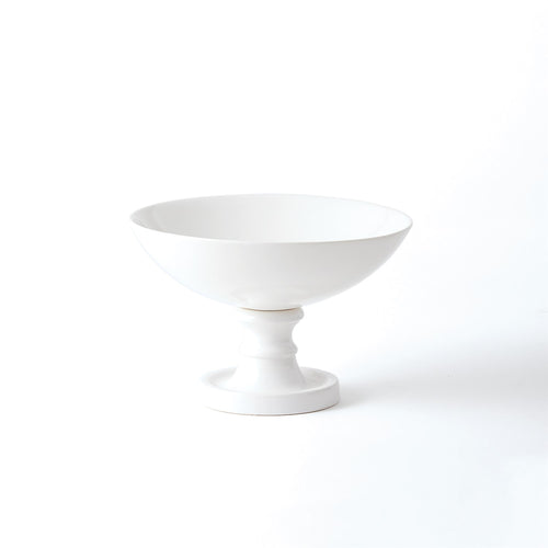 Small White Pedestal Bowl