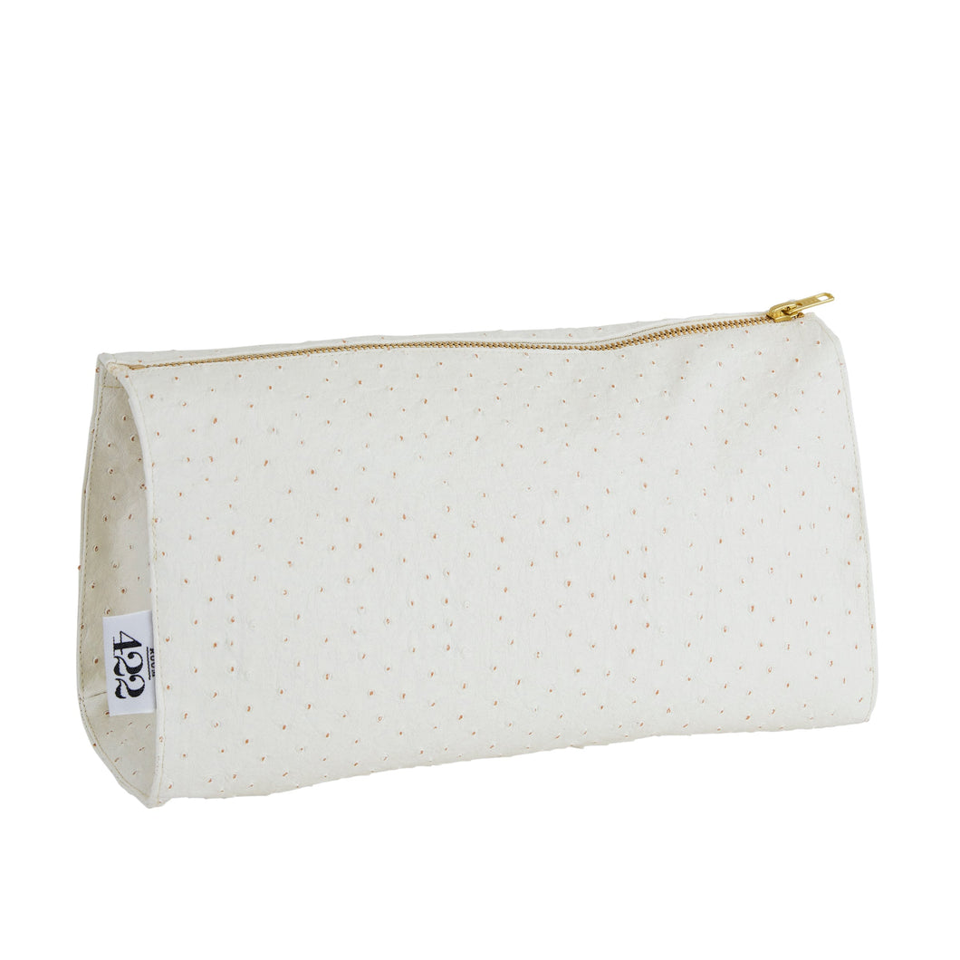 White Makeup Bag