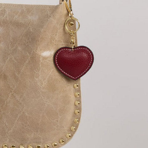 SM Wine Heart Bag Charm